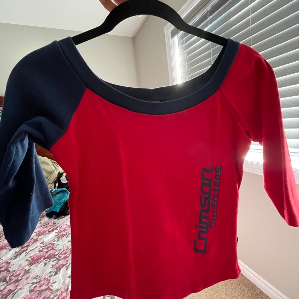 2/$20 crimson crop top